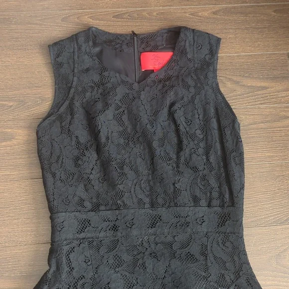 Zac Poison Z Spoke Black Lace Dress - Picture 7 of 13